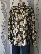 Louis Feraud Vintage Silk Blouse Floral Design US 10