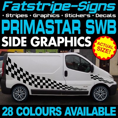 passend für NISSSAN PRIMASTAR SWB GRAFIK AUFKLEBER DECALS CAMPER VAN WOHNMOBIL