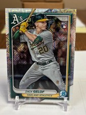 2024 Bowman Chrome Mega #14 Zack Gelof RC (Mojo Refractor) Oakland Athletics