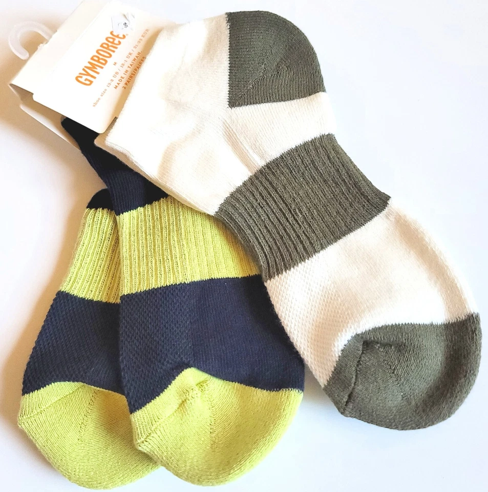 Gymboree Boys Socks S Shoe sz 11-12 Desert Explorer Two Pack Ankle Socks NWT  - Image 2 of 2