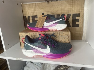 Sz 10 Nike React Pegasus Trail 5 Low Mens Trail Shoes Green DV3864-401