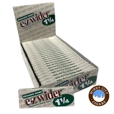 E-Z Wider Organic Hemp 1 1/4 Rolling Papers - 10 Packs