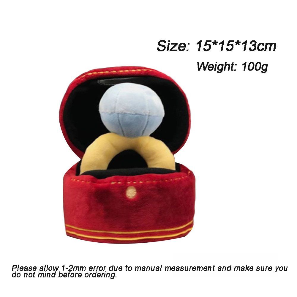 Wedding Dog Toy Dog Wedding Ring Toy Squeaky Plush