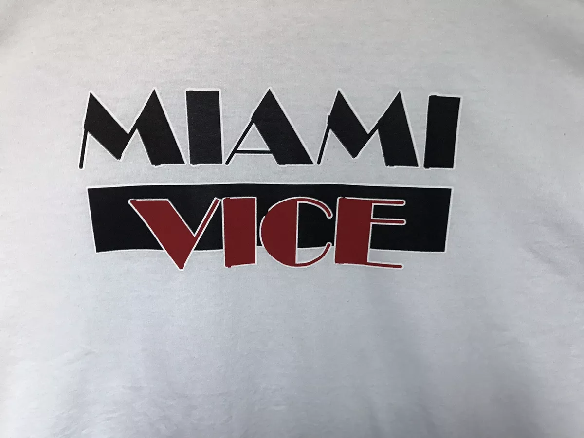 MIAMI VICE - T-SHIRT - WHITE- 2XL