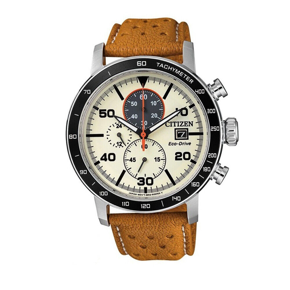 Citizen CA0641-16X 44 mm Silver Stainless Steel Case with Brown