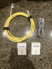 Lot Of 2 ActionTec 500 Mbps Powerline Network Adapter Model PWR500