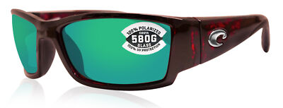 Costa Del Mar Corbina Tortoise Frame Green Mirror 580 Glass Polarized Lens