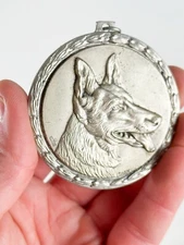 CL MED Medal German Shepherd Belgian Malinois Trophy GSD K9 Dog Vintage 1960’s