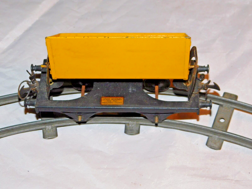 Ancien Wagon Hornby O Mc Alpine Des Années 1923 - Benne Basculante En Tôle - Longueur 13cm - Bon état Général