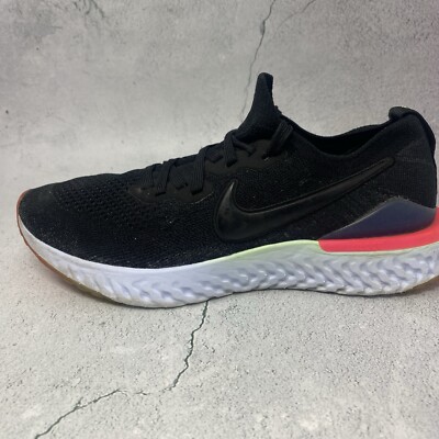 nike running epic react sneakers in black