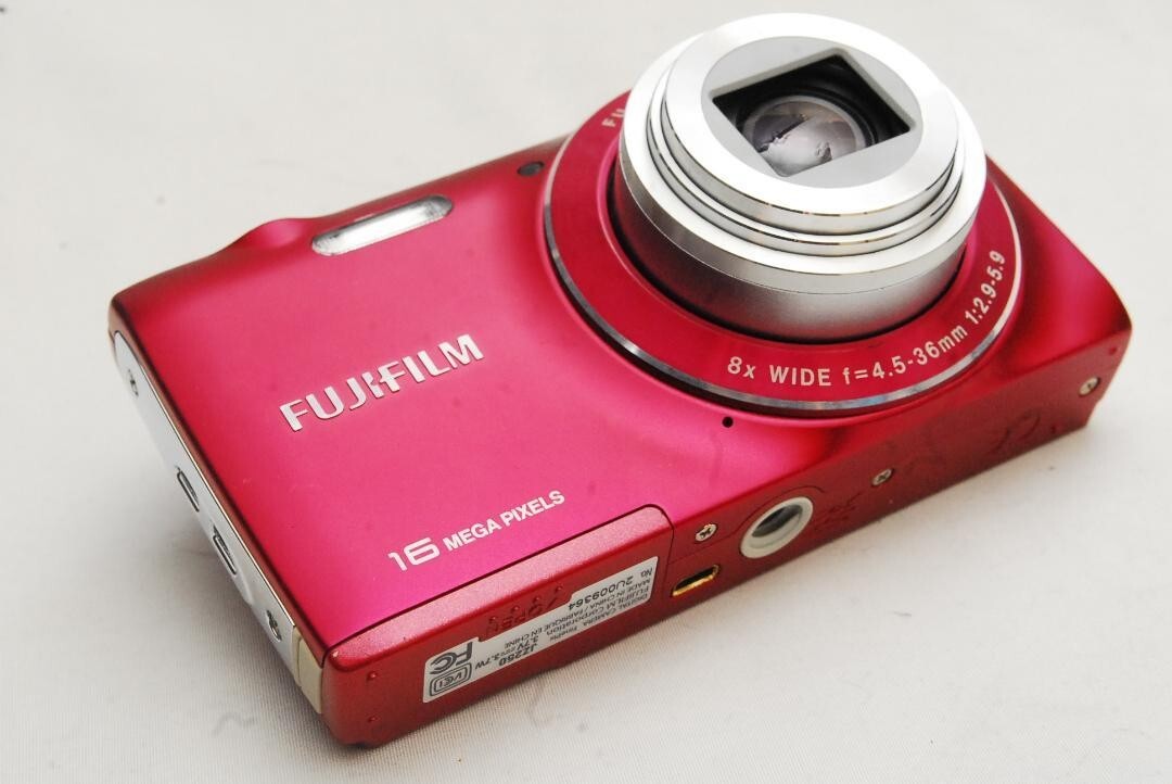 【超美品】FUJIFILM JZ250 16メガピクセル Fujifilm FINEPIX JZ250 Pink 16.0 MP Digital Camera from