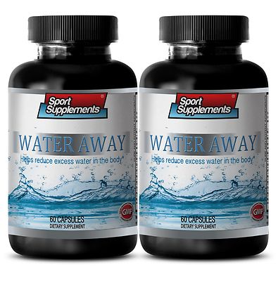 Diuretic - Water Away Pills 700mg -100% Natural Blend of Vitamins Supplements 2B