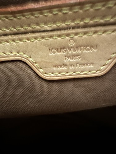 Vintage Louis Vuitton Monogram Backpack SP0055.Drawstring One front zip pocket - Picture 7 of 14