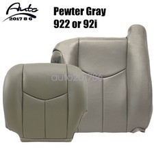 For 2003-2006 Tahoe Suburban Silverado Sierra Yukon Leather Seat Cover Gray 922 For 2003-2006 Tahoe Suburban Silverado Sierra Yukon Leather Seat Cover Gray 922