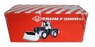 NZG - 1:50 scale diecast No.192 - O&K FAUN F 2000 C WHEEL LOADER. NUR LEERKARTON