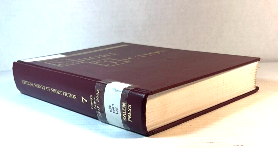 Critical Survey of Short Fiction 全７巻 Critical Survey of Short Fiction 全7巻 Critical Survey of