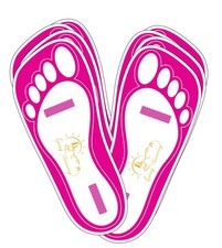 120 Pairs 240 Feets Disposable Tanning Feet Pads Sunless Airbrush Spray