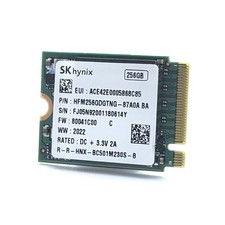 LOT OF 100: 256GB NVMe PCIe M.2 2230 SSD Major Brands 20%-80% health