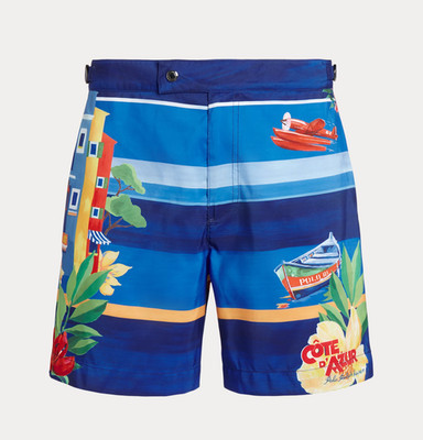 Polo Ralph Lauren - Aero Club French Riviera Rivera Monaco Swim Trunk - XL - 36
