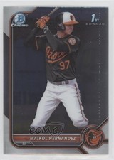 2022 Bowman Chrome Prospects Maikol Hernandez #BCP-155 0b3