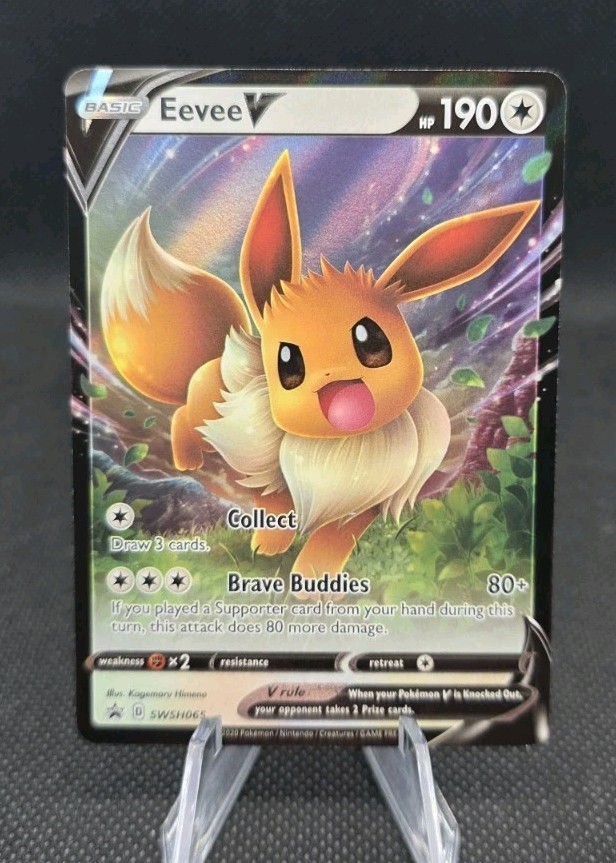 Eevee V SWSH065 Sword & Shield Black Star Promo Pokemon TCG