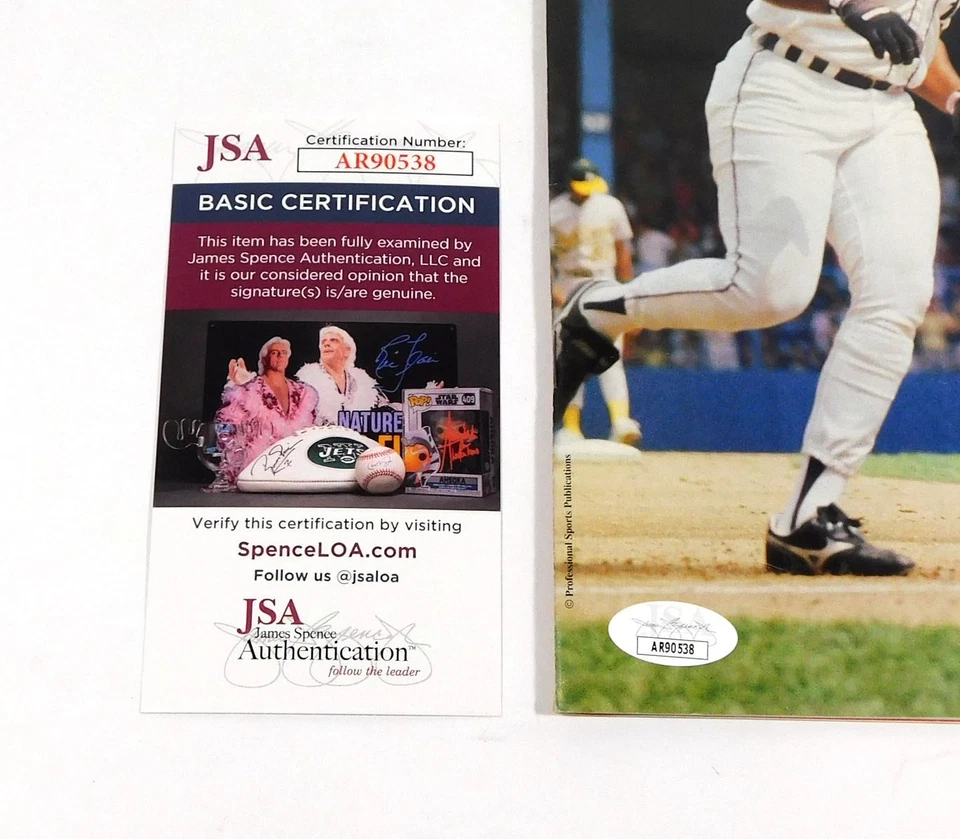 Brooks Robinson Signed Tigers vs Orioles Baseball Program 6-13-92 JSA Auto - Image 3 of 4