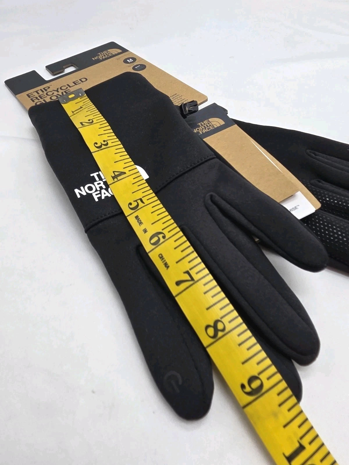 THE NORTH FACE Unisex Etip Touchscreen Recycled Black Gloves TNF - Medium NWT thumbnail 2