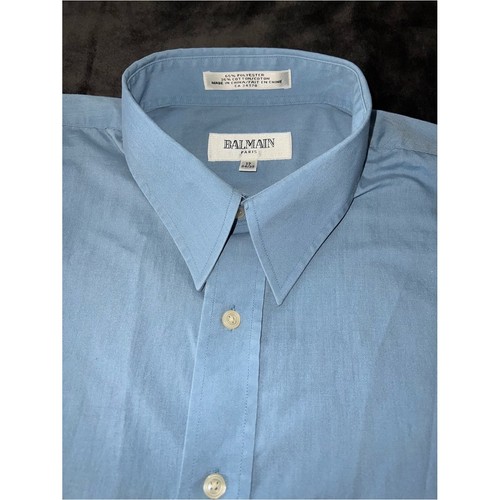 Balmain, Balmain Vintage Shirt Button Down Mens Size 17- 34/35