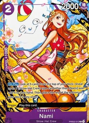 Nami PRB02-012 Welcome Pack 2026 Vol.1  Promo One Piece Card ENG MINT Condition 