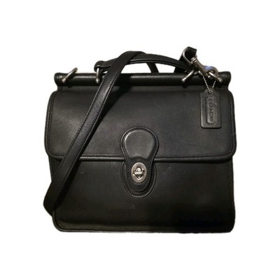 Coach *AUTHENTIC* Vintage Willis 9927 (BLACK) With Silver Hardware