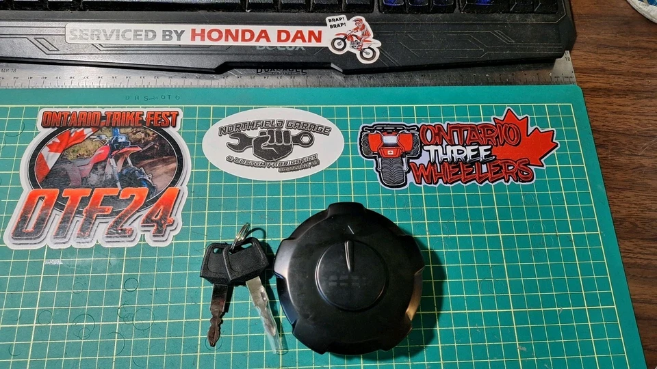 Tapa de combustible Honda XR XL CRF NX reemplaza 17620-HC0-003 compatible con 1983-2020 125-650cc Foto 2 de 4