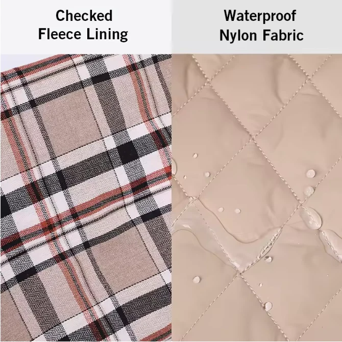 Abrigo de invierno reversible para perro (tallas XS-3XL) Foto 2 de 4