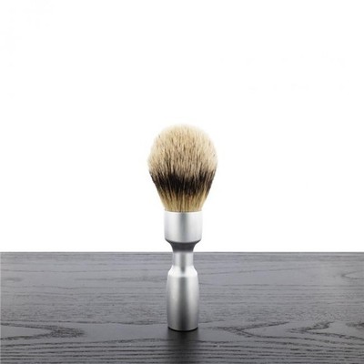 Dovo 904466 Merkur Vision Satin Chrome Plated Long Handle Shaving Brush