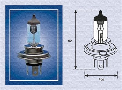 MAGNETI MARELLI Glühlampe 002156100000 24V 75/70W