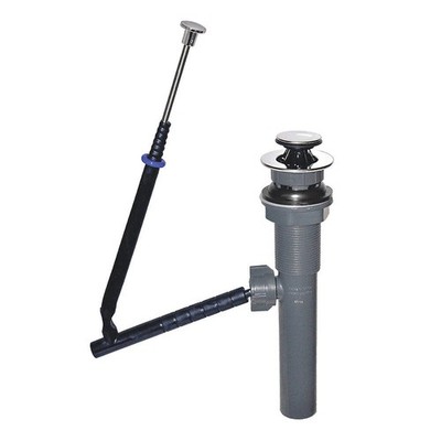 DANCO 9D0010691X Sink Drain,D 2'',L 8-1/2'',Plastic, Pop-Up 39AP61 PK 6