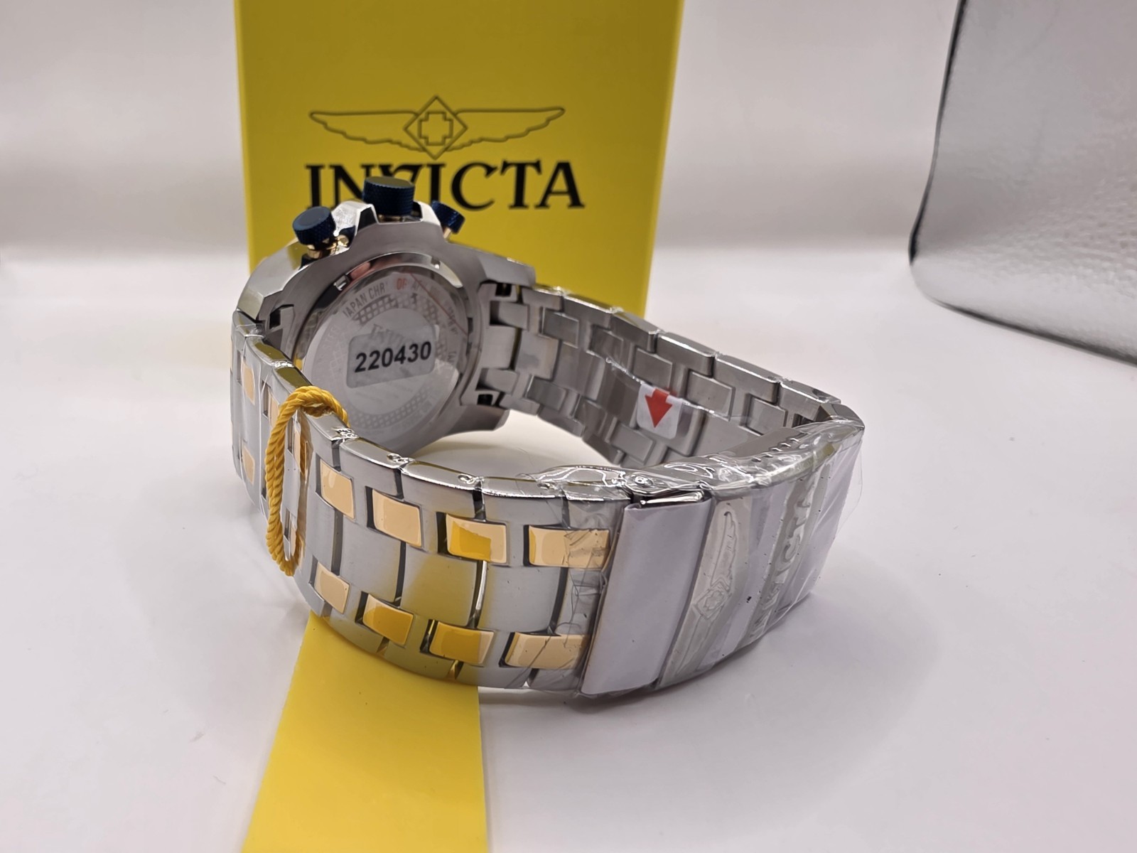 Invicta 25855 Pro Diver Men's 50mm Watch - Yellow Gold/Stainless Steel/Blue