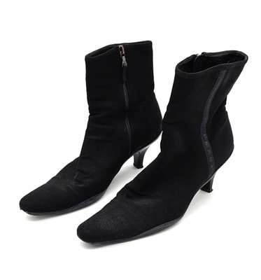 プラダ Vintage Prada Cloth Boots Black Size 39 | eBay