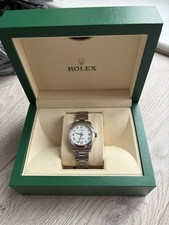 Rolex Oyster Perpetual White Unisex Adult Roman Numerals Watch - 177200