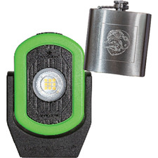 MAXXEON MXN00811 WorkStar Cyclops Green Rechargeable LED Work Light w/ Flask