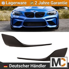 Sto�stange-Flaps Spoiler-Set Matt Schwarz passt f�r BMW 2er F87 M2 Sto�f�nger