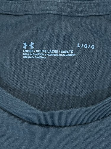 Chemise d'entraînement noire ample homme Under Armour taille : Large (L) - Photo 5/5