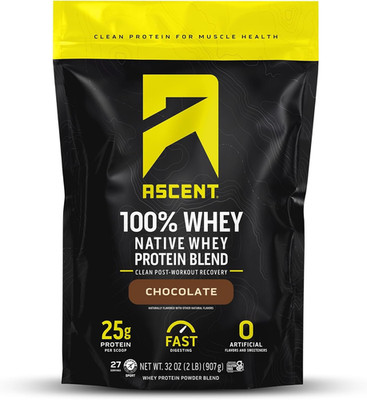100% Whey Protein Powder - Post Workout Whey Protein Isolate, Zero Artificial Fl