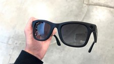 Ray-Ban Wayfarer Smart Glasses with Built-in Camera and Bluetooth Connectivity