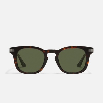 Quay - The Weekender Dark Tortoise Frame with Green Lens Sunglasses