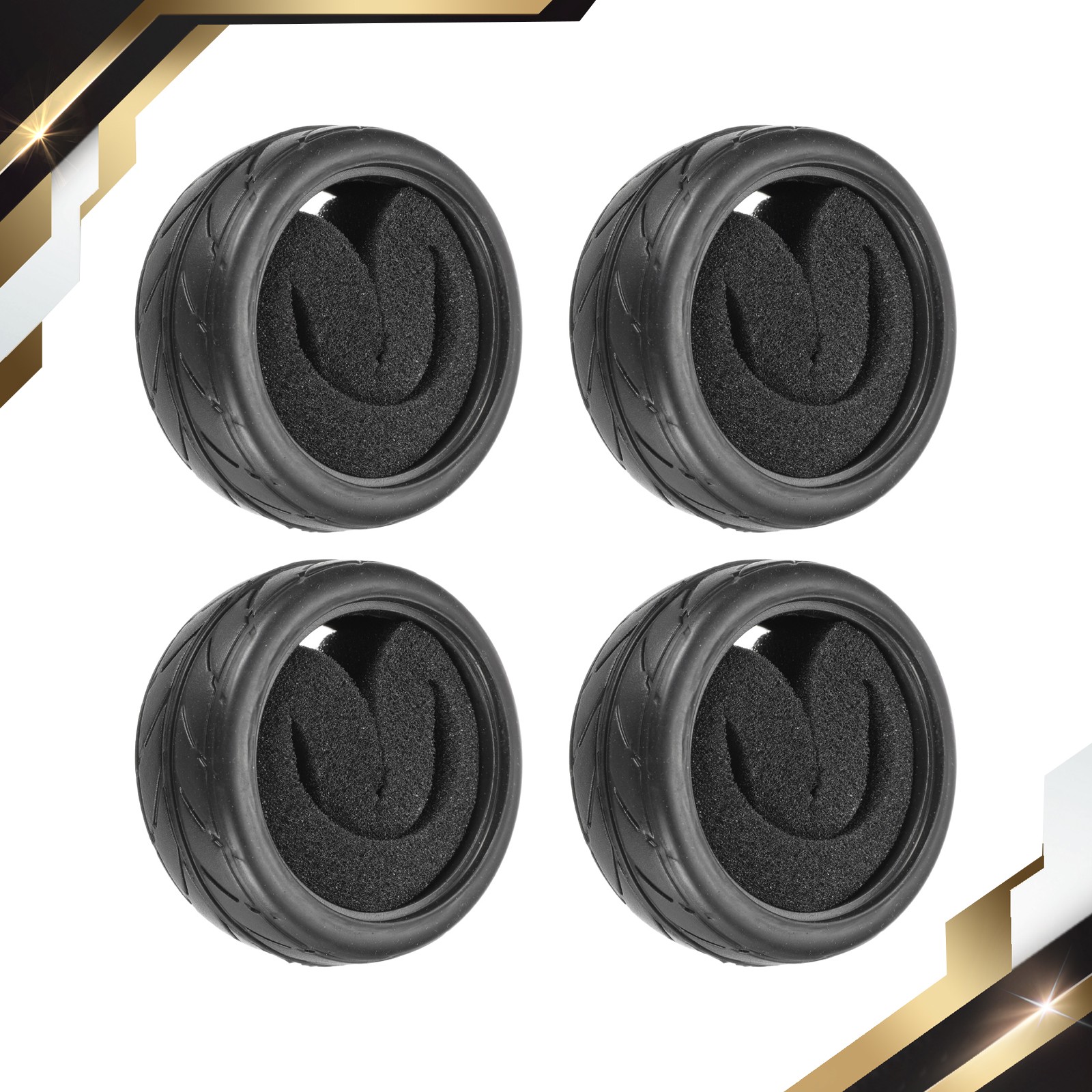 Tires Tyre For 1/10 Touring On-road Racing 62x26mm