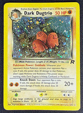 Dark Dugtrio 6/82 Holo Team Rocket Pokemon 2000 WOTC Unlimited on eBay