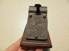 ADVERTISING Cigar Cutter - El Fronda Berdan Toledo OH Ohio Counter Store Display