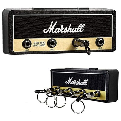 Marshall Schlüsselbrett Schlüsselhalter Wandmontage JCM800 mit 4 Gitarrenstecker