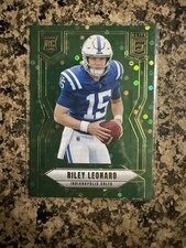 2025 Panini Donruss Elite Rookie Green Disco Riley Leonard #170 Colts Football