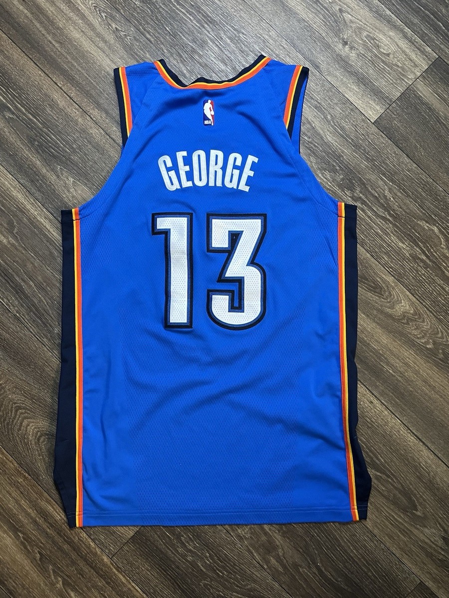 OKC ポール・ジョージ ユニフォーム 56 Men's Oklahoma City Thunder Paul George Nike Blue Swingman Jersey